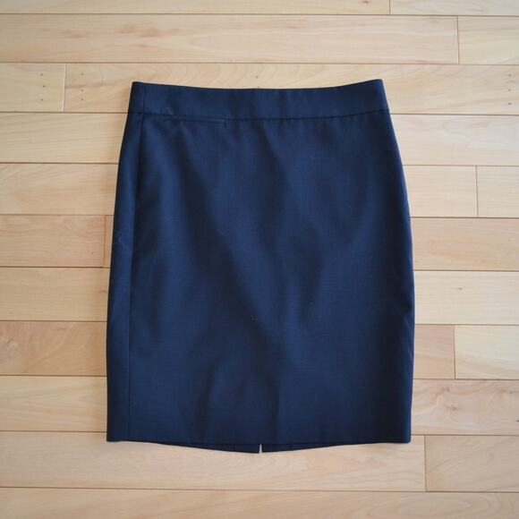 J Crew Pencil Skirt Black Size 4 - Picture 1 of 3